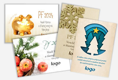Novoročenky A6 karta<br /> <small>Vánoční přání elektronické  PF 2022</small>