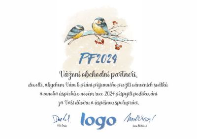 Vánoční přání premium-A6KL-49